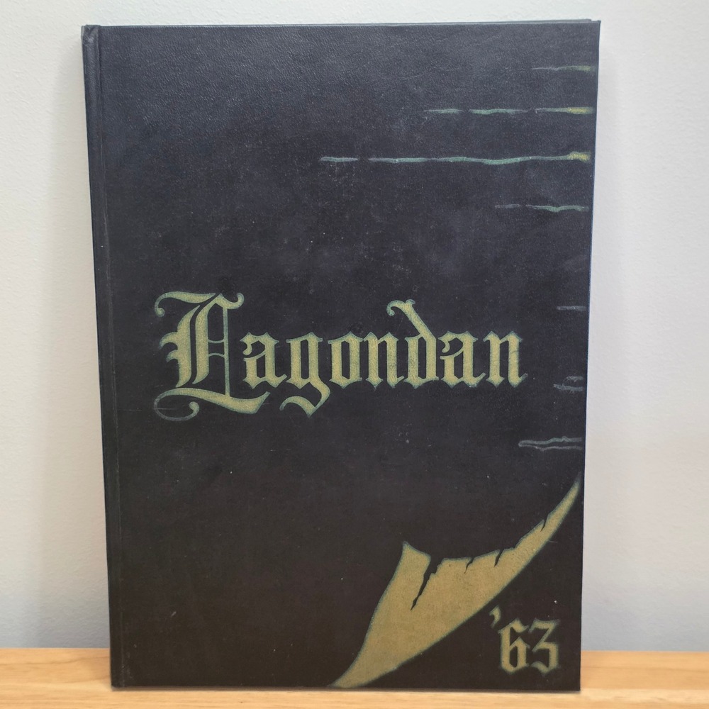 1963 Lagondan Yearbook Winfield‎ High School Kansas Vintage School Memorabilia